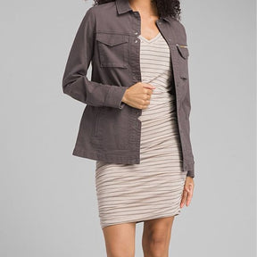Prana Women’s Foundation T-Shirt Dress Pencil Skirt With Ruching