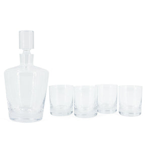 5pc Mikasa Donovan Decanter Set – European Lead-Free Crystal