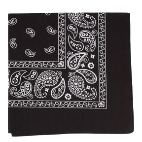 22” Classic Style 100% Cotton Bandana – Versatile Headwear