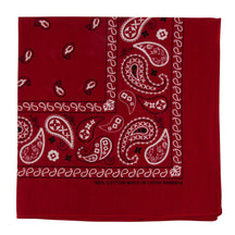 22” Classic Style 100% Cotton Bandana – Versatile Headwear