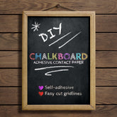 Duck Brand Chalkboard Liner – Adhesive Laminate, Writeable Surface