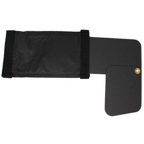 Add-On Sun Visor – Rotates To Block Sunlight, Hook & Loop Strap