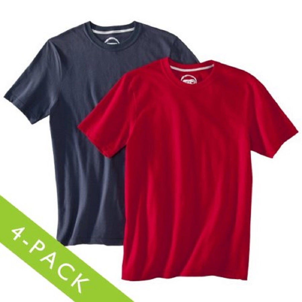 4pk Jockey Stay-Dry Cotton Athletic T-Shirts - Men's Size Small