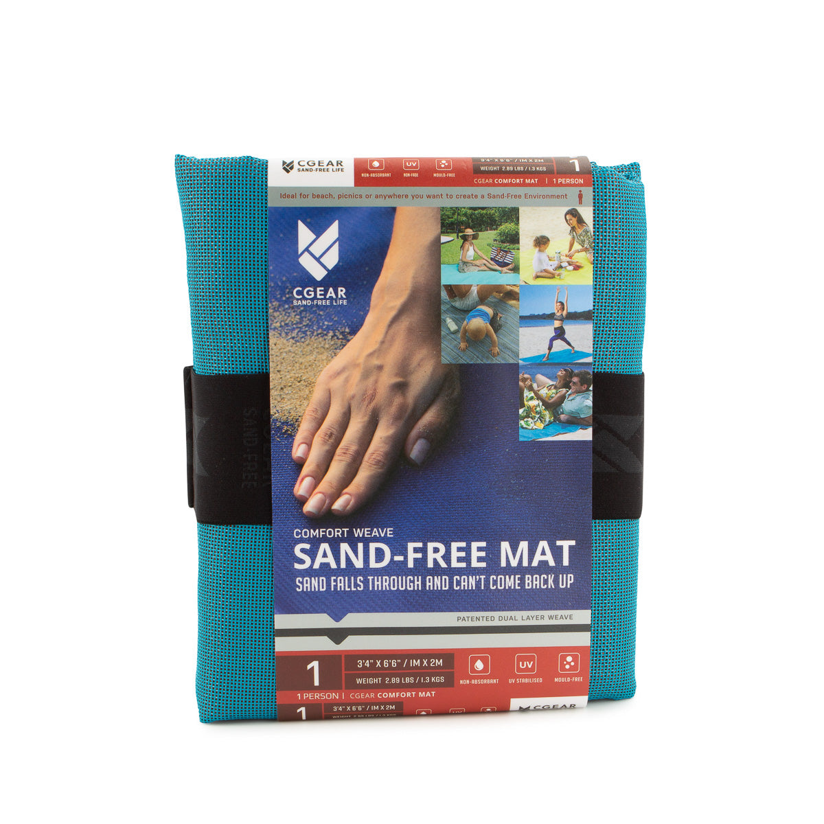 CGear Comfort Weave Sand-Free Mat – For Beach, Picnics, Parks