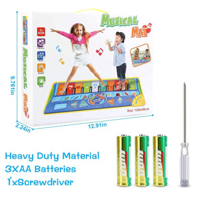 Musical Mat Kids Keyboard – 8 Instruments, Records Songs