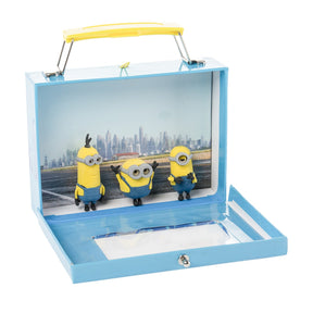 Collectible Eraser Case With 3 Movie Characters & Play Scene