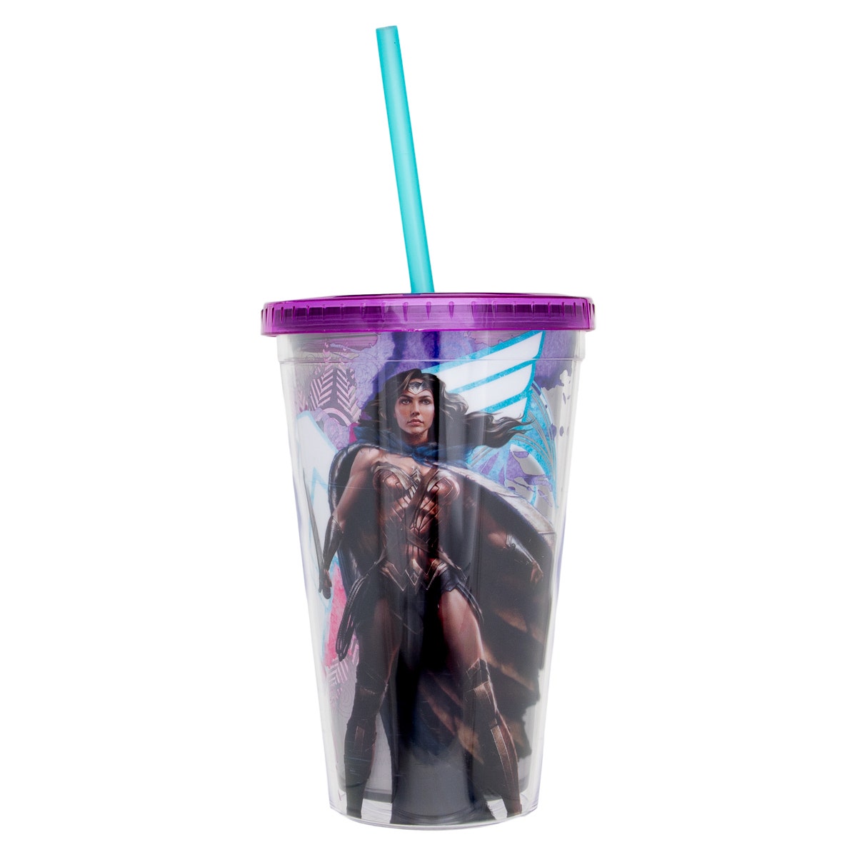 16oz Movie Character Tumbler With Lid And Straw– Insulated Cool