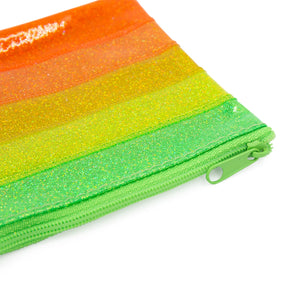 Zipper Pouch Storage For Pens, School Supplies – Glitter Colors!