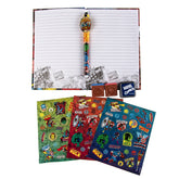 Kids Stationery & Diary Sticker Stamp Gift Sets - Fun Characters!