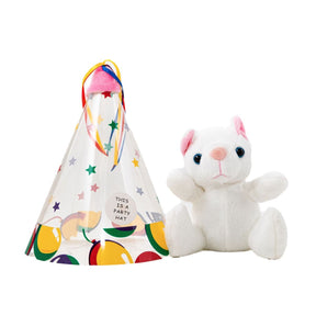Party Hat With Stuffed Animal Inside – Bonus Birthday Surprise!