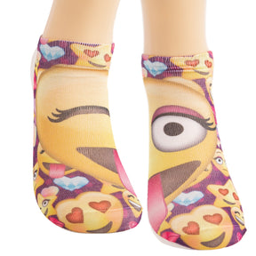 3 Pairs Women’s Ankle Socks By Fashion Angels – Emojis & Fun!