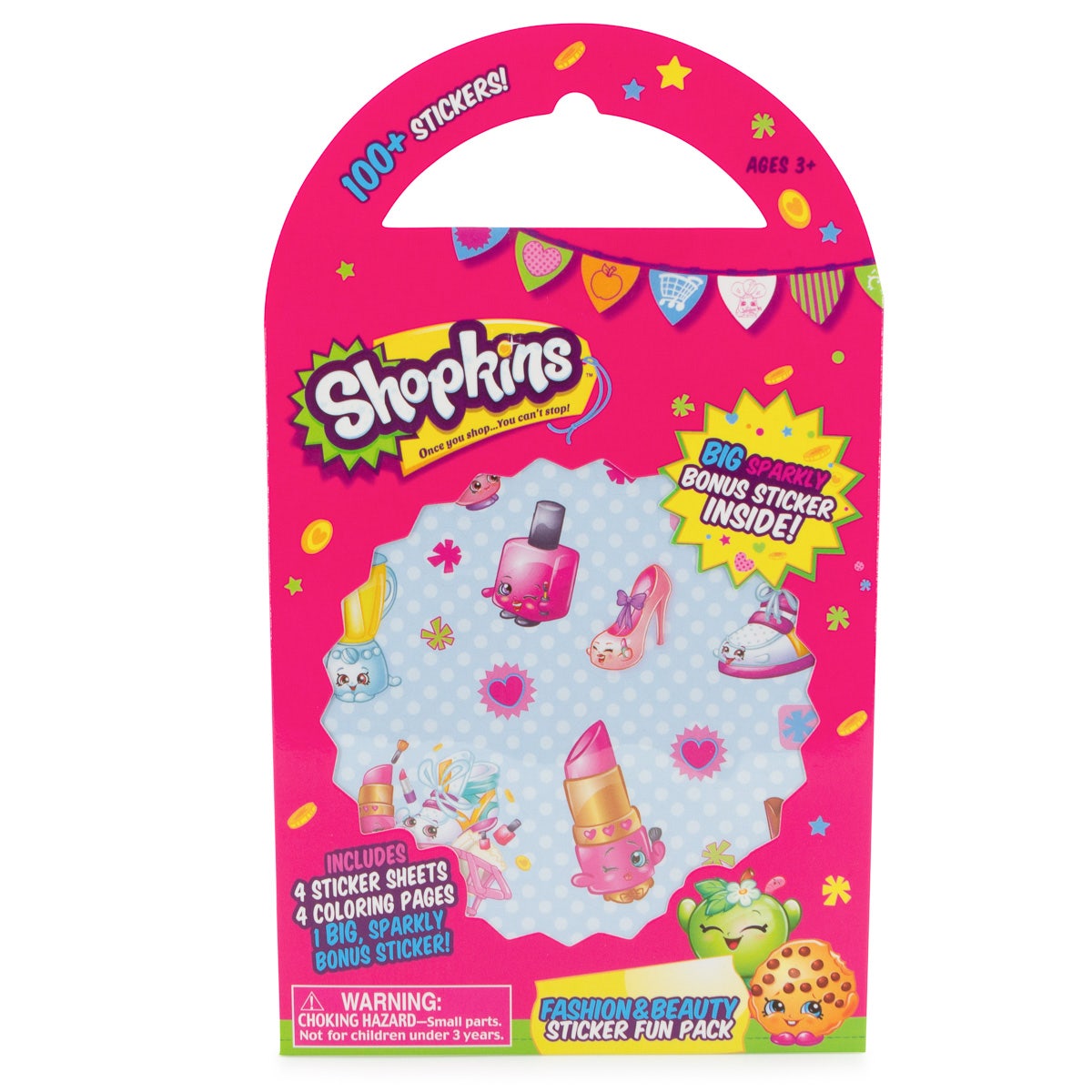 Shopkins Fashion & Beauty Fun Pack – 100+ Stickers & Coloring!