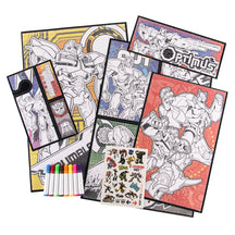 43pc Themed Activity Kit By Colorups – Art Crafts & Tattoos!