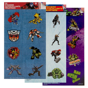 24pc Heroes Stickers Set – Fun Movie Characters For Kids