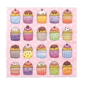 20pk Ti-Flair Cupcake Napkins – For Birthday Parties & Fun