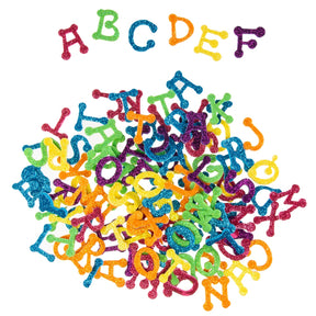 6pk Glitter Alphabet Foam Sticker Sets - 750 Stickers Total!