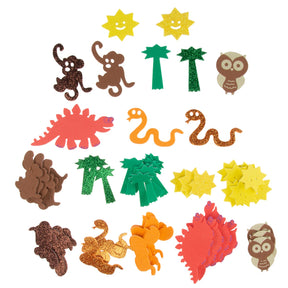 6pk Glitter Safari Sticker Activity Set – 360 Stickers Total!