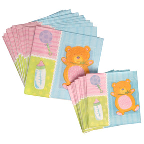 60pc Baby Theme Beverage & Luncheon Napkins – Shower & Birthdays