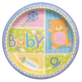 20pc Baby Theme Luncheon & Dessert Plates – Shower & Birthdays