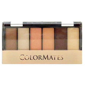 Colormates 6 Shade Mineral Eyeshadow Palette – Premium Blending