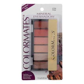 Colormates 6 Shade Mineral Eyeshadow Palette – Premium Blending