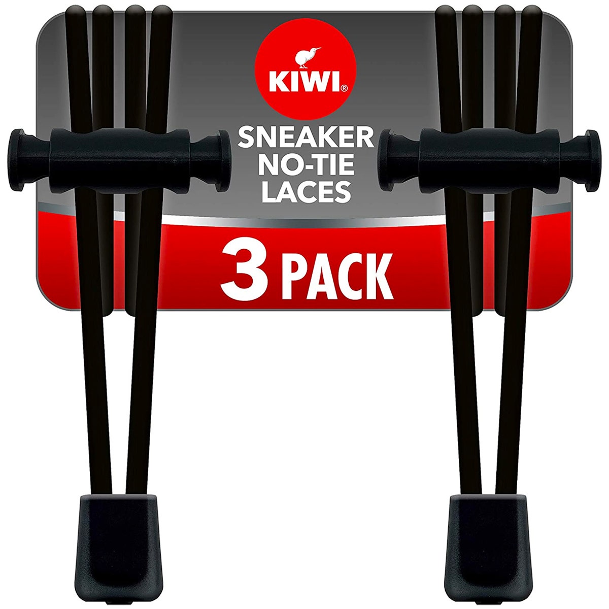 3 Pairs Kiwi Sneaker No Tie Laces – Quick & Effortless Shoelaces