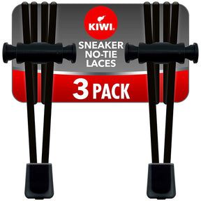 3 Pairs Kiwi Sneaker No Tie Laces – Quick & Effortless Shoelaces