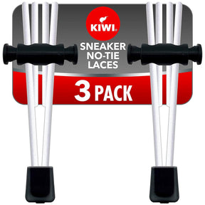 3 Pairs Kiwi Sneaker No Tie Laces – Quick & Effortless Shoelaces