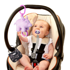 2pk LillyBit Baby Paci Pouch – Keeps Pacifier Clean & Handy