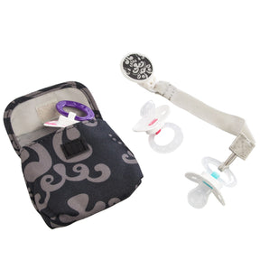 2pk LillyBit Baby Paci Pouch – Keeps Pacifier Clean & Handy