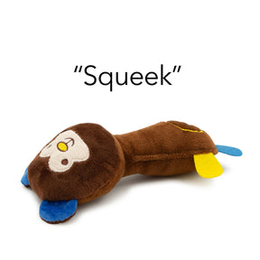 Soft Plush Animal Dog Toy With Squeaker – Snuggle, Toss, & Chew!