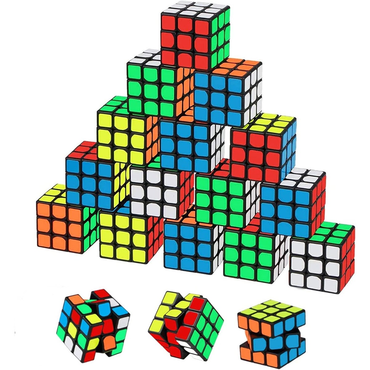 18pk Mini Magic Puzzle Cubes – For Party Favors, Rewards & Fun!