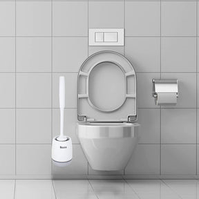 Bosta Silicone Bristle Toilet Brush & Holder – Stand, Wall Mount