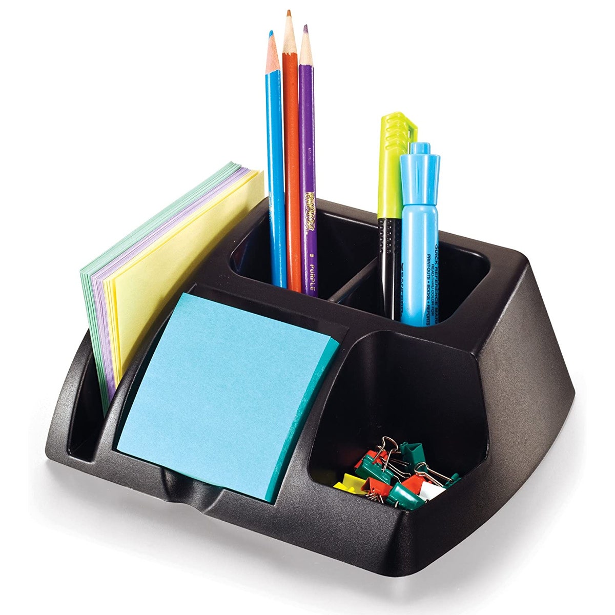 Office Depot Desktop Organizer – For Pens, Sticky Notes & More