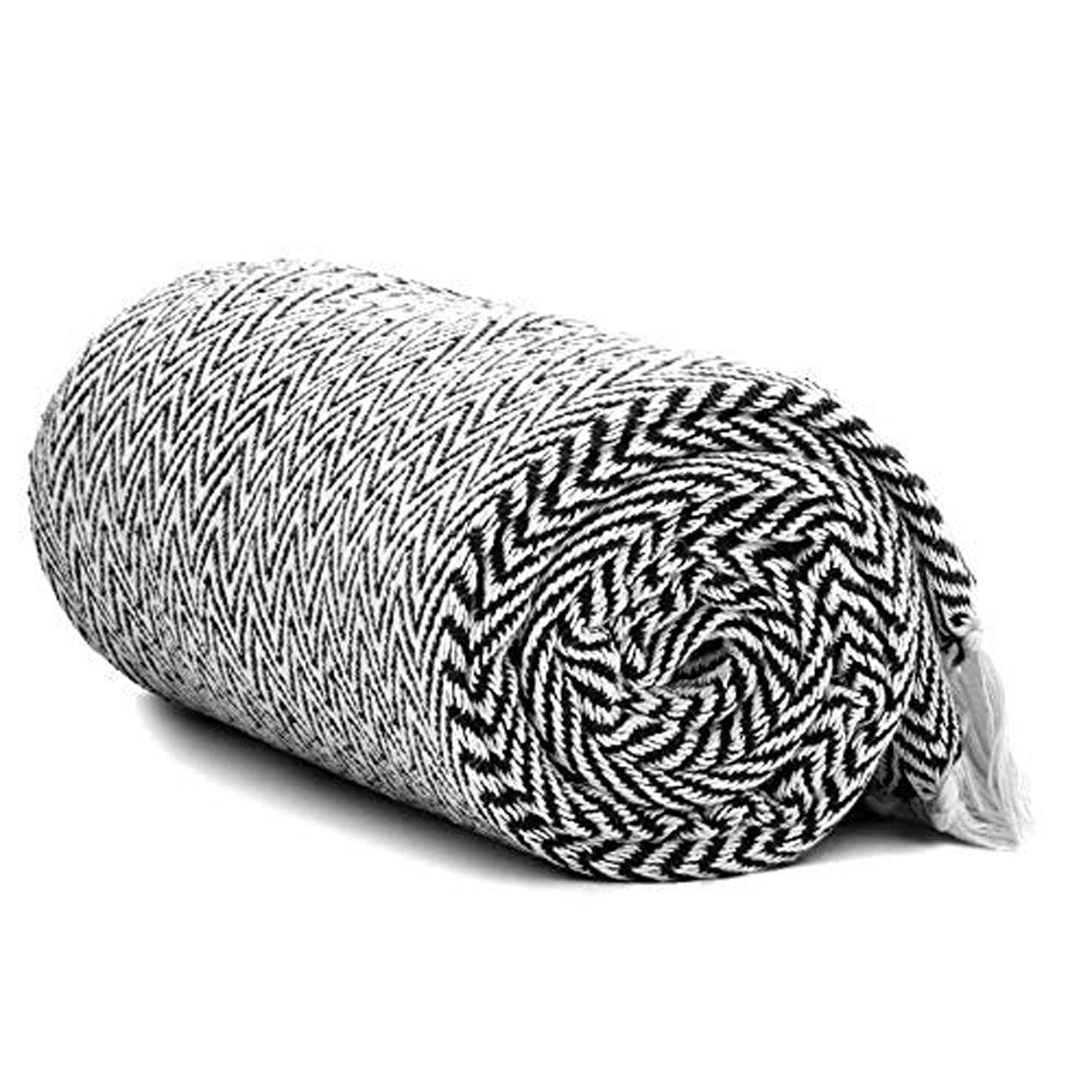 Americanflat 100% Cotton Medium Weight 50x60 Throw Blanket