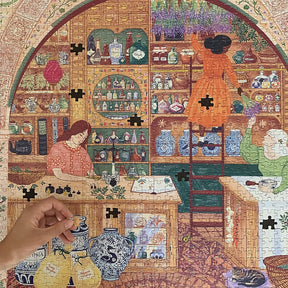 eeBoo 1000pc Square Jigsaw Puzzle – Artist-Designed, Eco-Friendly