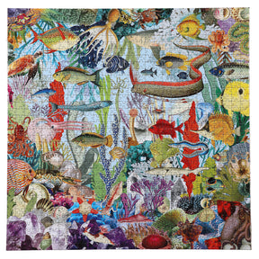 eeBoo 1000pc Square Jigsaw Puzzle – Artist-Designed, Eco-Friendly