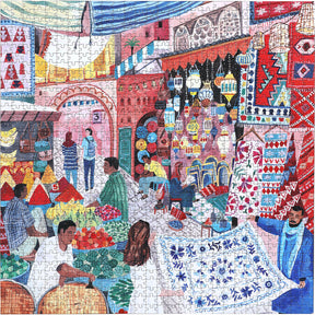 eeBoo 1000pc Square Jigsaw Puzzle – Artist-Designed, Eco-Friendly