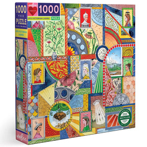 eeBoo 1000pc Square Jigsaw Puzzle – Artist-Designed, Eco-Friendly