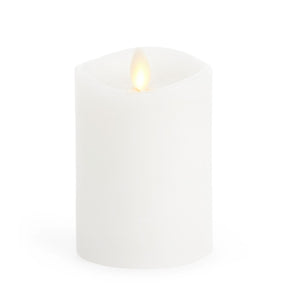 Luminara LED Flameless Pillar Wax Candle - Real Flame Effect!