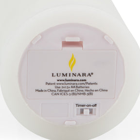 Luminara LED Flameless Pillar Wax Candle - Real Flame Effect!