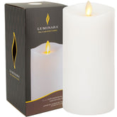 Luminara LED Flameless Pillar Wax Candle - Real Flame Effect!