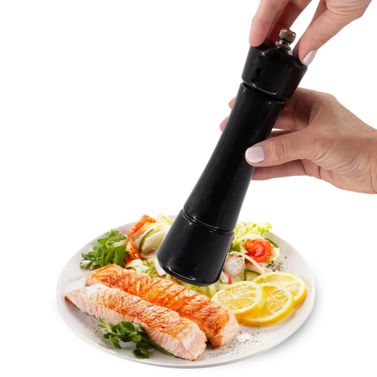 Kamenstein 8” Salt or Pepper Mill w/ Adjustable Ceramic Grinder