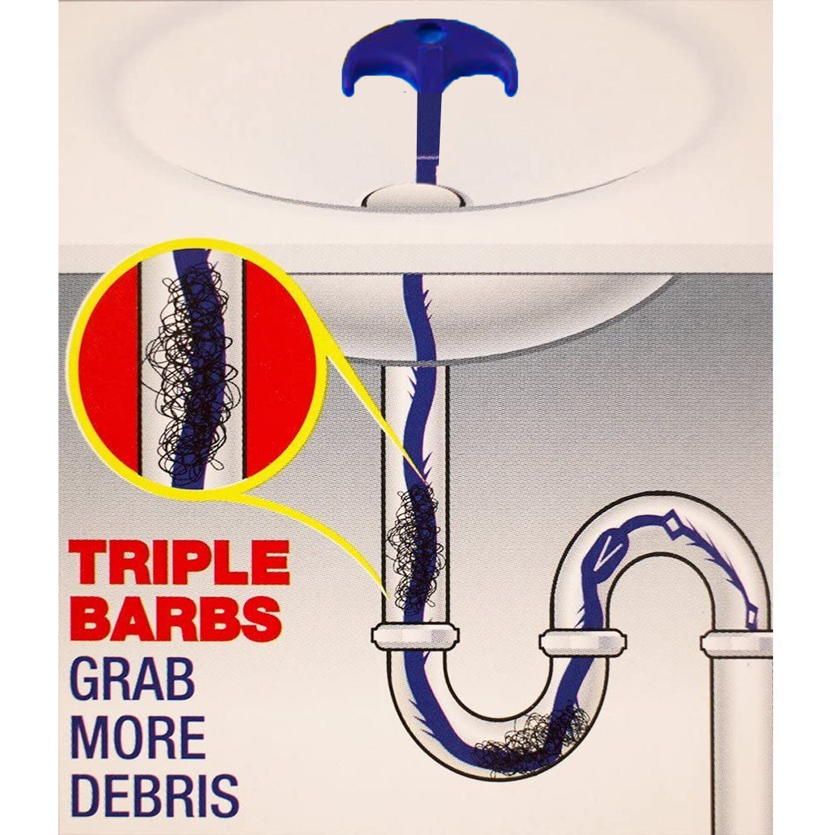 Roto-Rooter 20” Drain Snake – Tough On Sink Clogs, Nontoxic