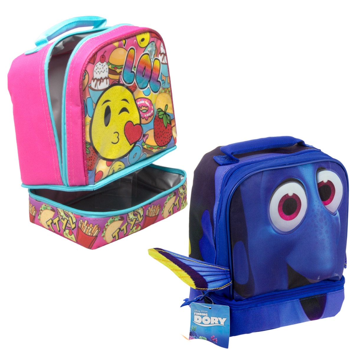 Kids 2-Section Insulated Lunch Bag - All Your Favorite Characters