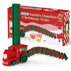 Prextex Santa’s Domino Christmas Train – Sets Up & Plays Music