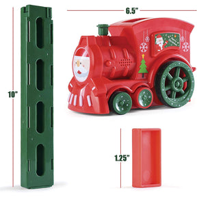 Prextex Santa’s Domino Christmas Train – Sets Up & Plays Music