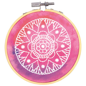 Dimensions 4” Mandala Embroidery Kit – Beginner’s Cross Stitch