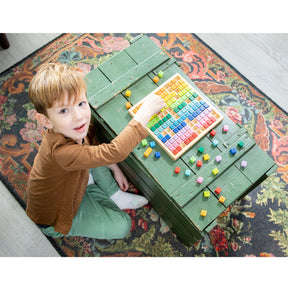 New Classic Toys Math Times Table Tray – Teaches Multiplication