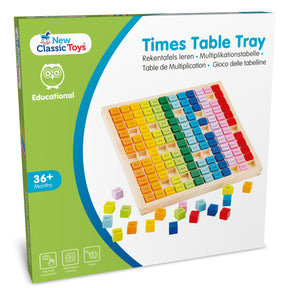 New Classic Toys Math Times Table Tray – Teaches Multiplication